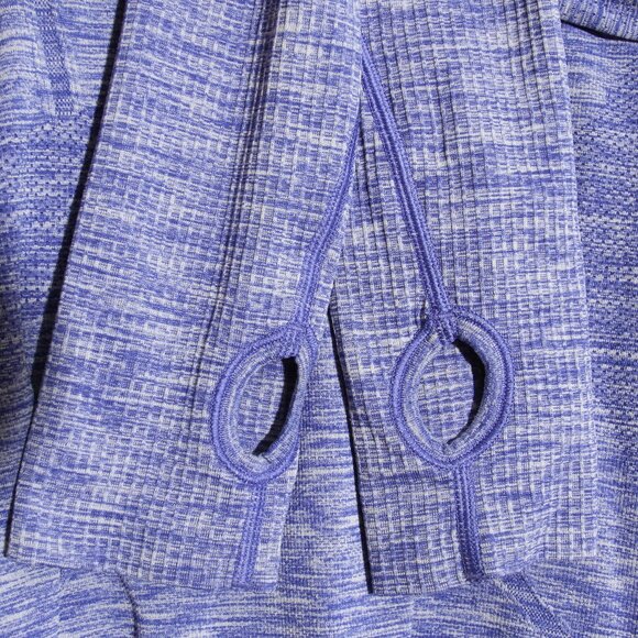 Lululemon Run: Swiftly Tech Long Sleeve Crew Space Dye Heathered Pigment Blue 4 - Picture 7 of 12